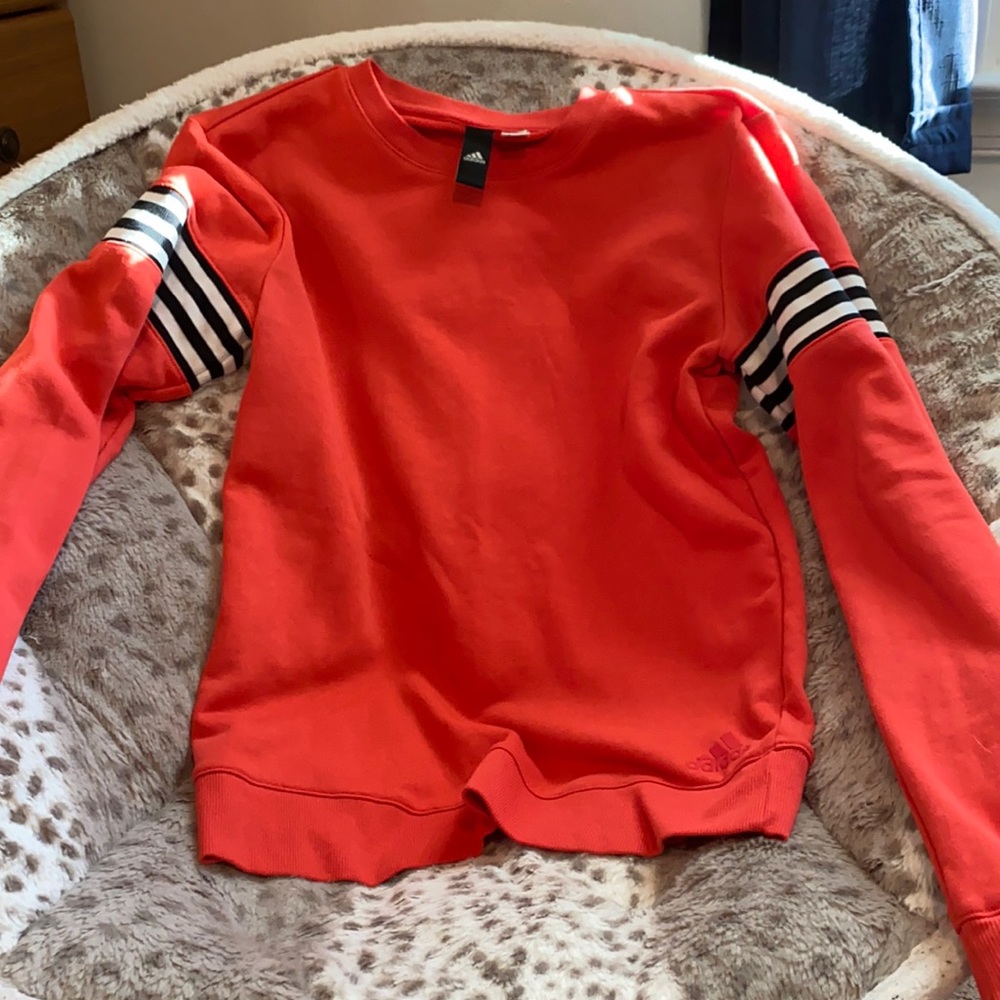 Adidas Pullover Small- Coral
